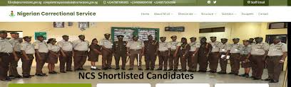 igerian Correctional Service (NCoS) Shortlisted Candidates